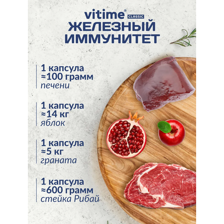 Железо Vitime капсулы №60 в банке