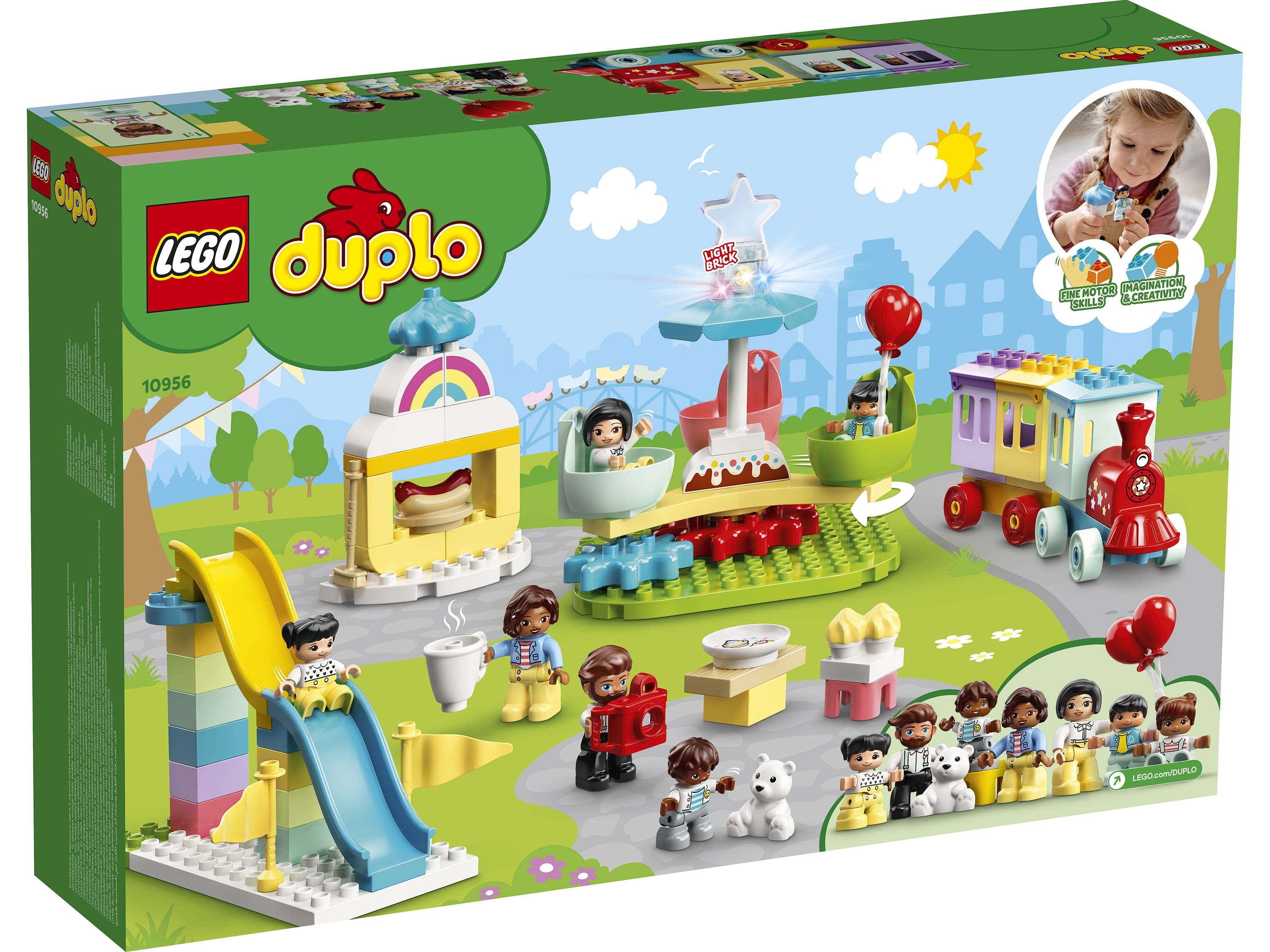 Конструктор LEGO DUPLO Парк развлечений блочный - фото 5