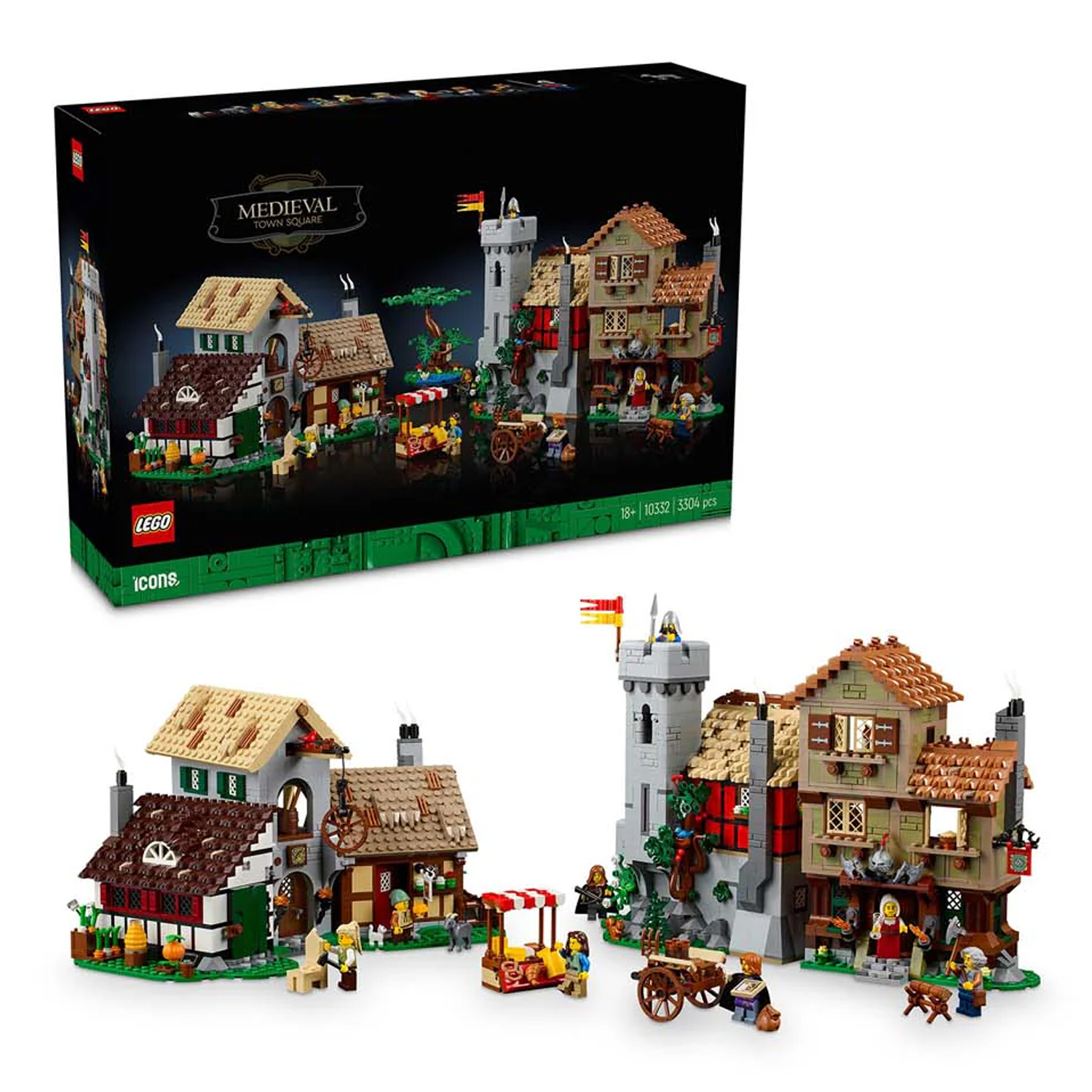 Конструктор LEGO Icons Средневековая площадь 3304 дет. - фото 1