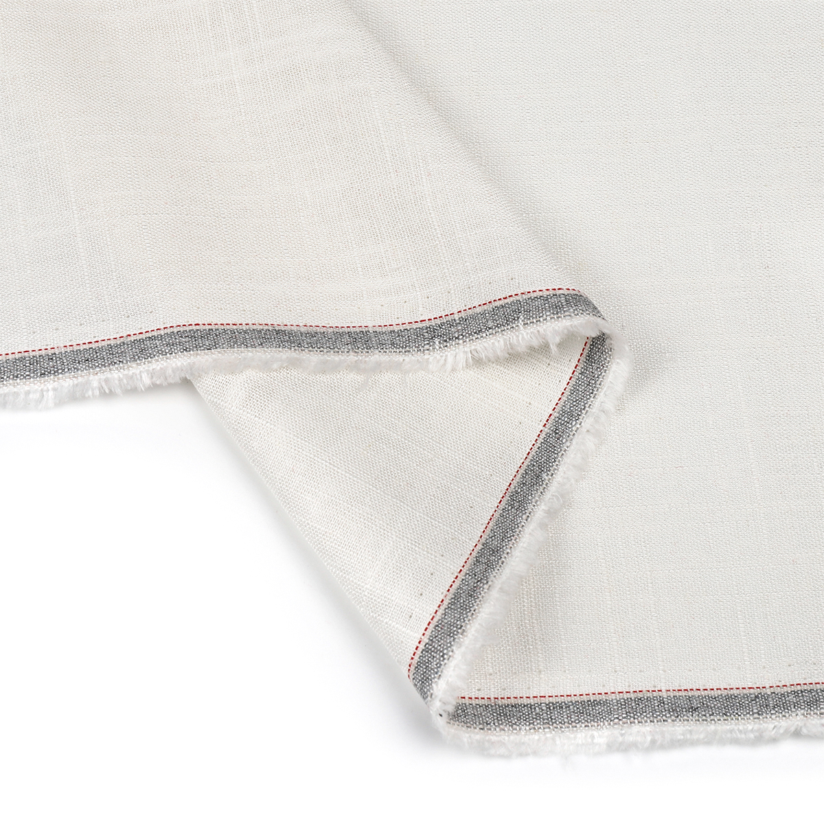 Ткань льняная TBY 1.4 х 2 м, цвет теплый белый - фото 4