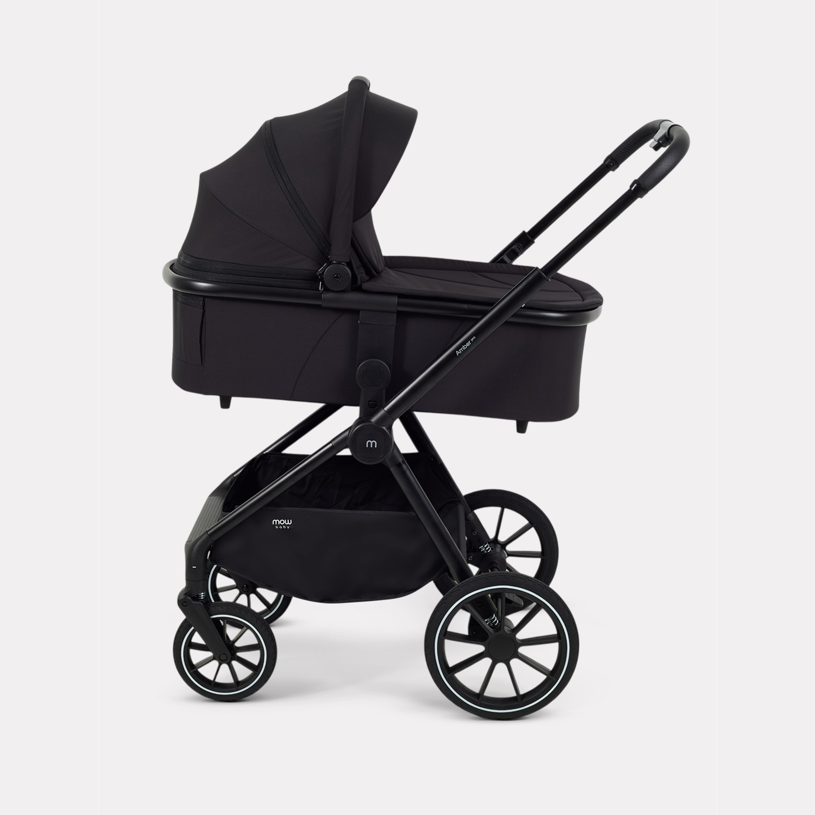 Коляска 2в1 MOWbaby Amber pro серый - фото 3