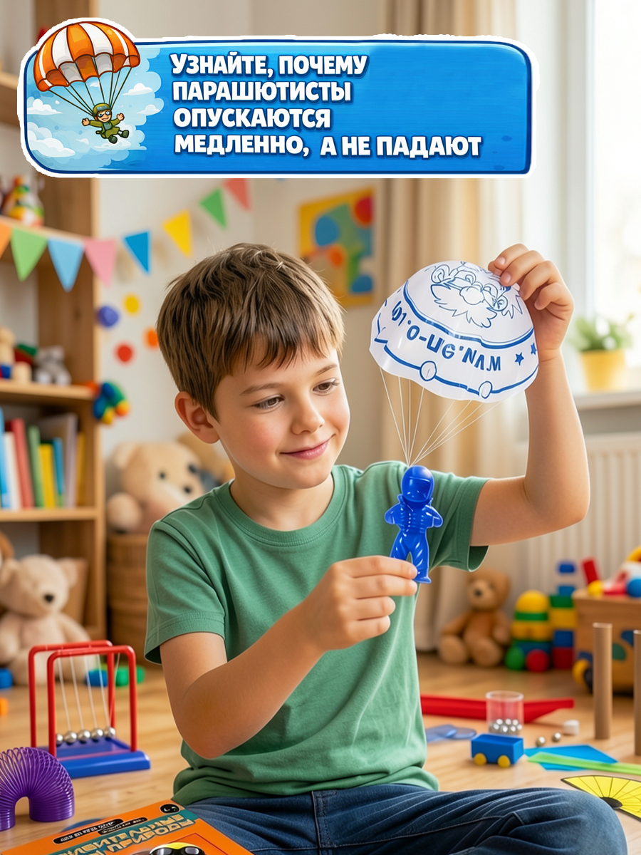 Набор для опытов Профессор Эйн Силы природы 12 экспериментов - фото 4