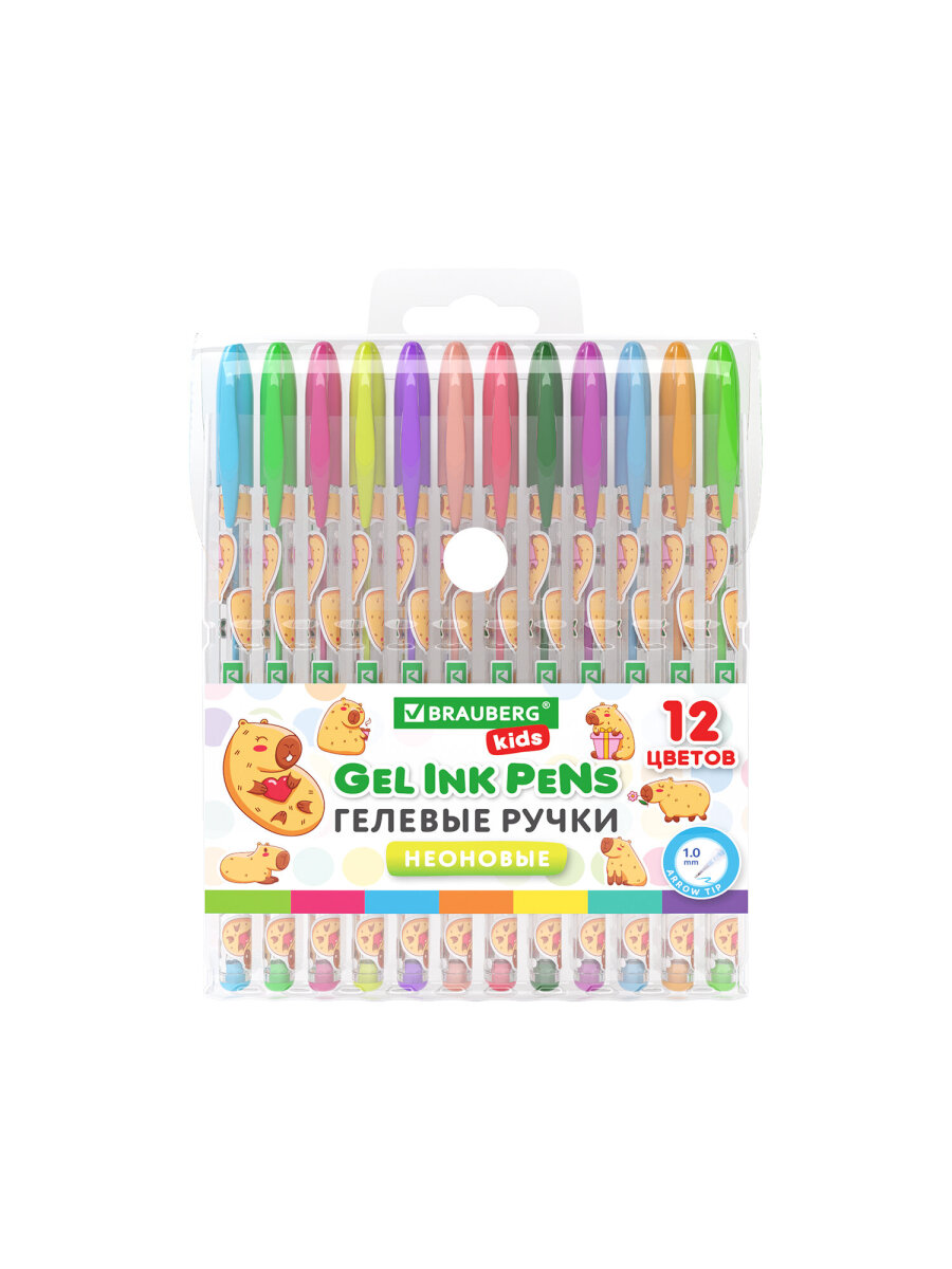 Ручка гелевая Brauberg 12 шт. - фото 2