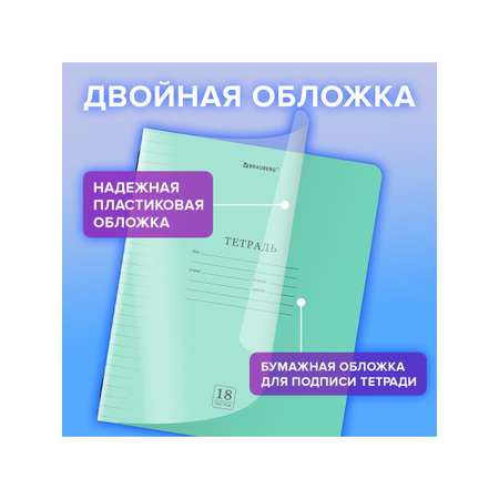 Общая тетрадь Brauberg линейка