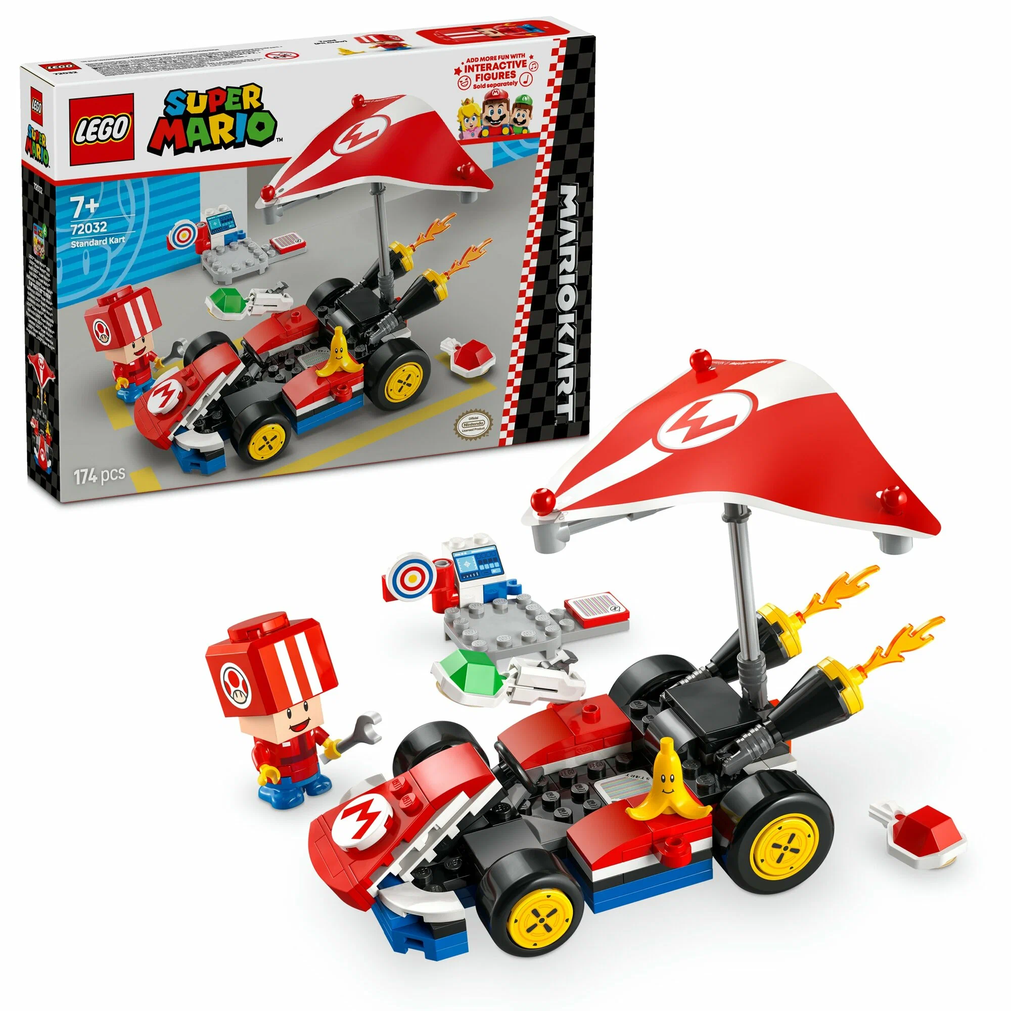 Конструктор LEGO Super Mario Стандартный картинг 174 дет. - фото 1