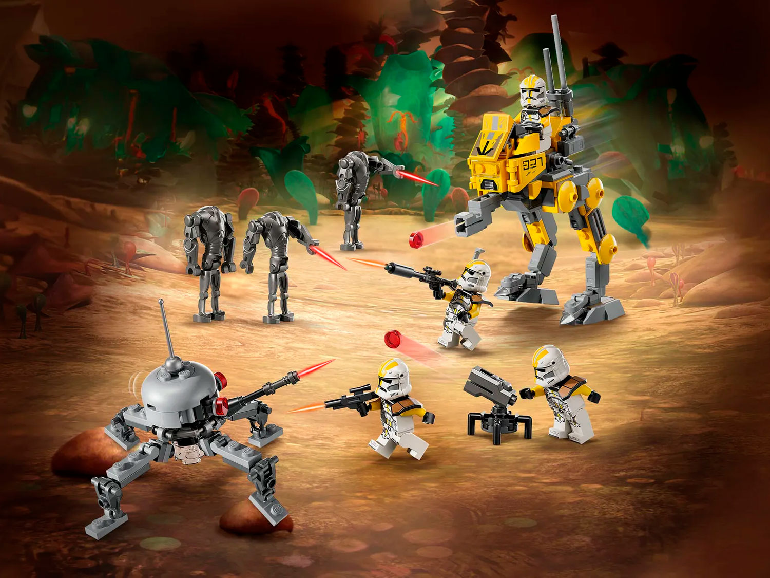 Конструктор LEGO Star Wars Боевой набор клонов 258 дет. - фото 8