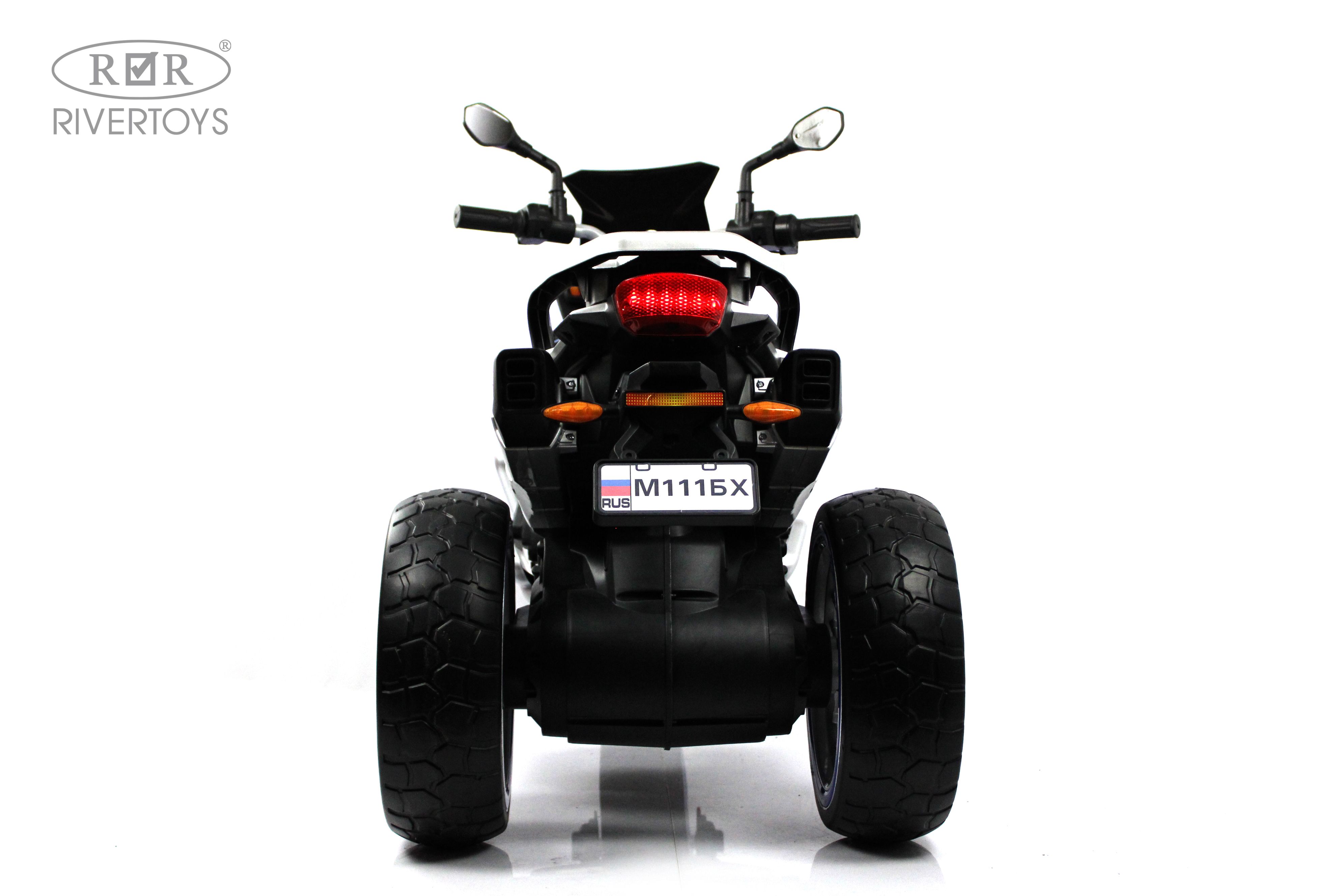 Электромотоцикл RIVERTOYS М111БХ-BLUE - фото 18