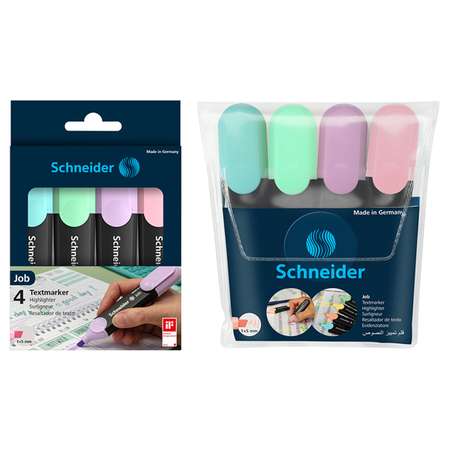Текстовыделители Schneider 4 цв.