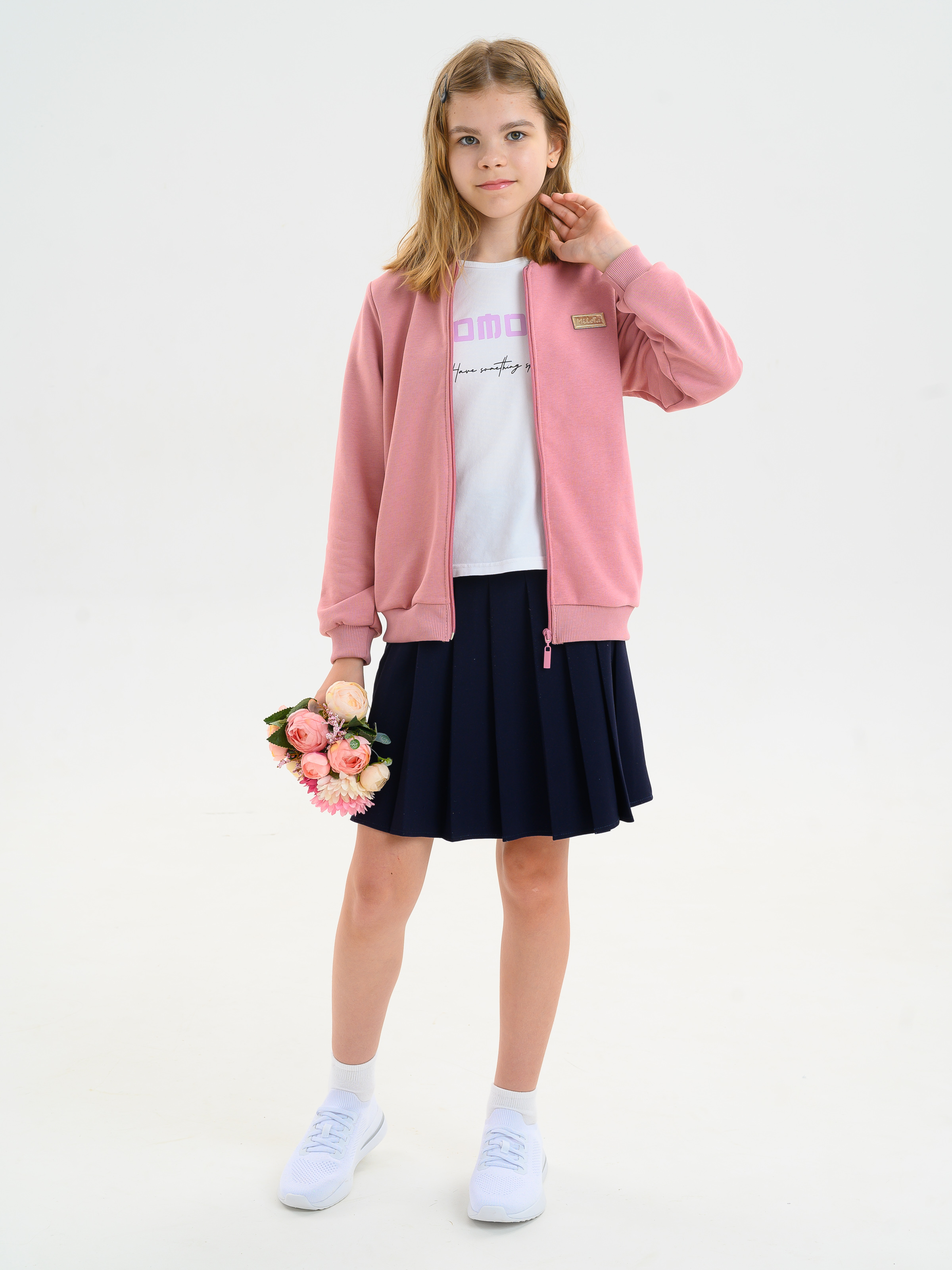 Бомбер MiloTa ТФ02/светло-розовый - фото 8