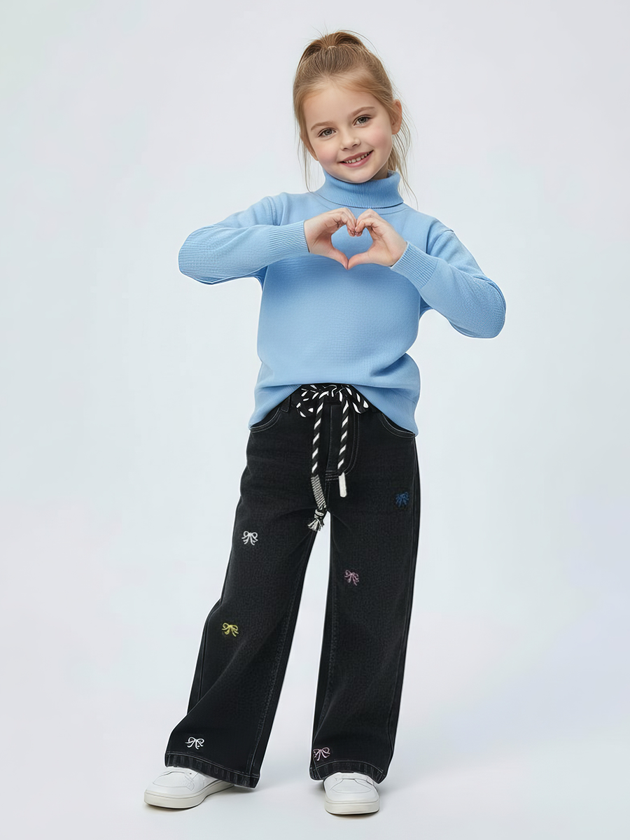 Джинсы iUkoworld Джинсы для девочки утепленные - фото 2