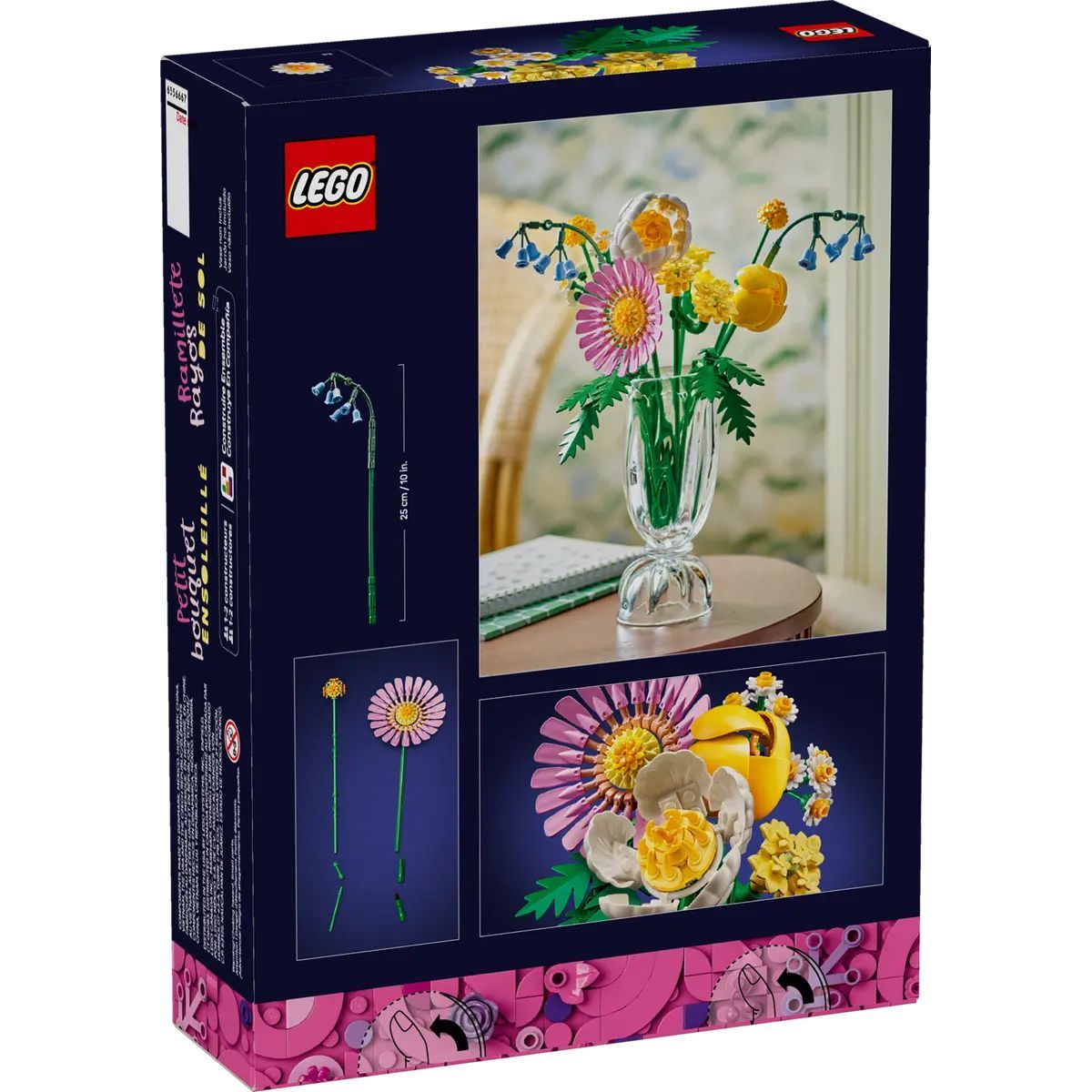Конструктор LEGO Botanicals Маленький солнечный букет 373 дет. - фото 6