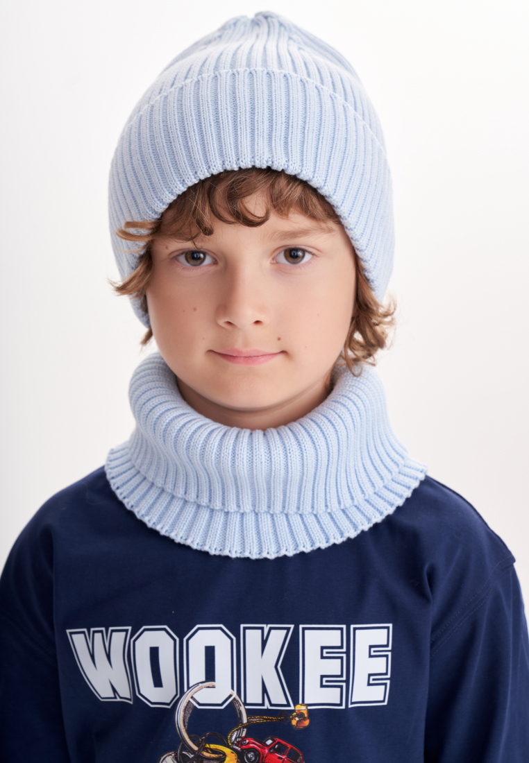 Комплект wookee Шапка_СнудГолубой - фото 1