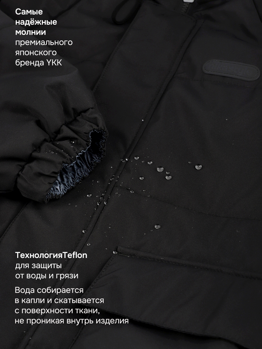 Куртка NIKASTYLE 4м10926 черный - фото 10