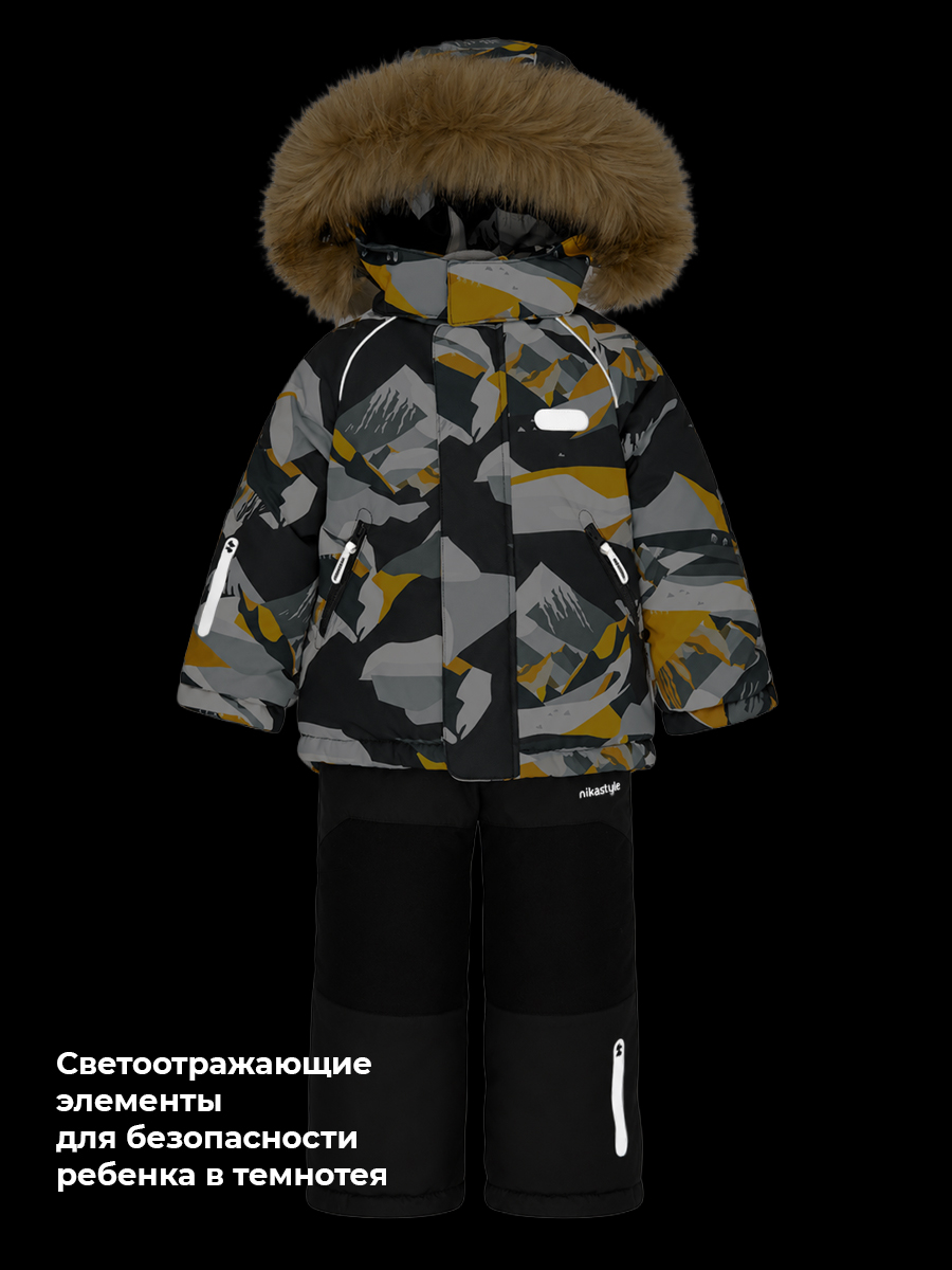 Костюм NIKASTYLE 7з1126 графит/черный - фото 12