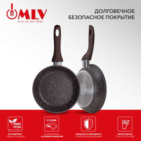 Сковорода с антипригарным покрытием Moulin Villa Chocolate Pie 18 см