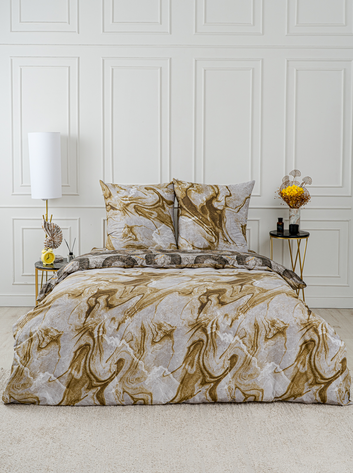 Комплект постельного белья LOVEBERRY Аммонит евро 4 предм. - фото 7