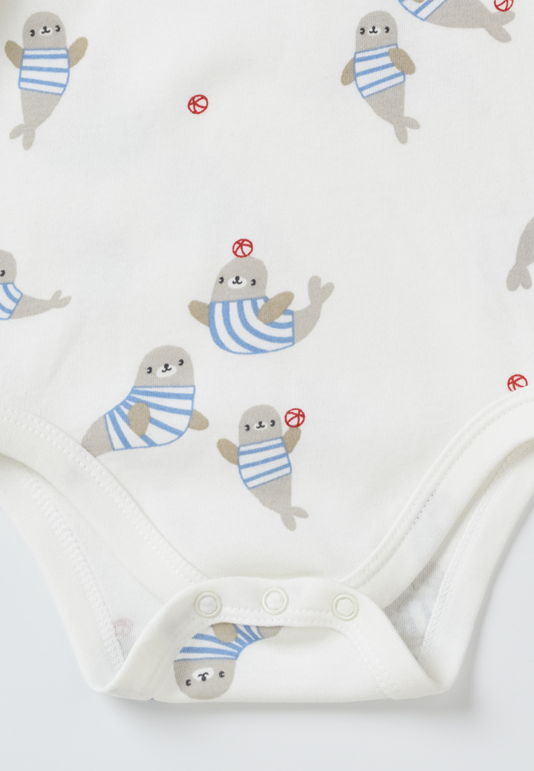 Боди 2 шт artie S25B19BD2-1484M/Белый-синий - фото 4