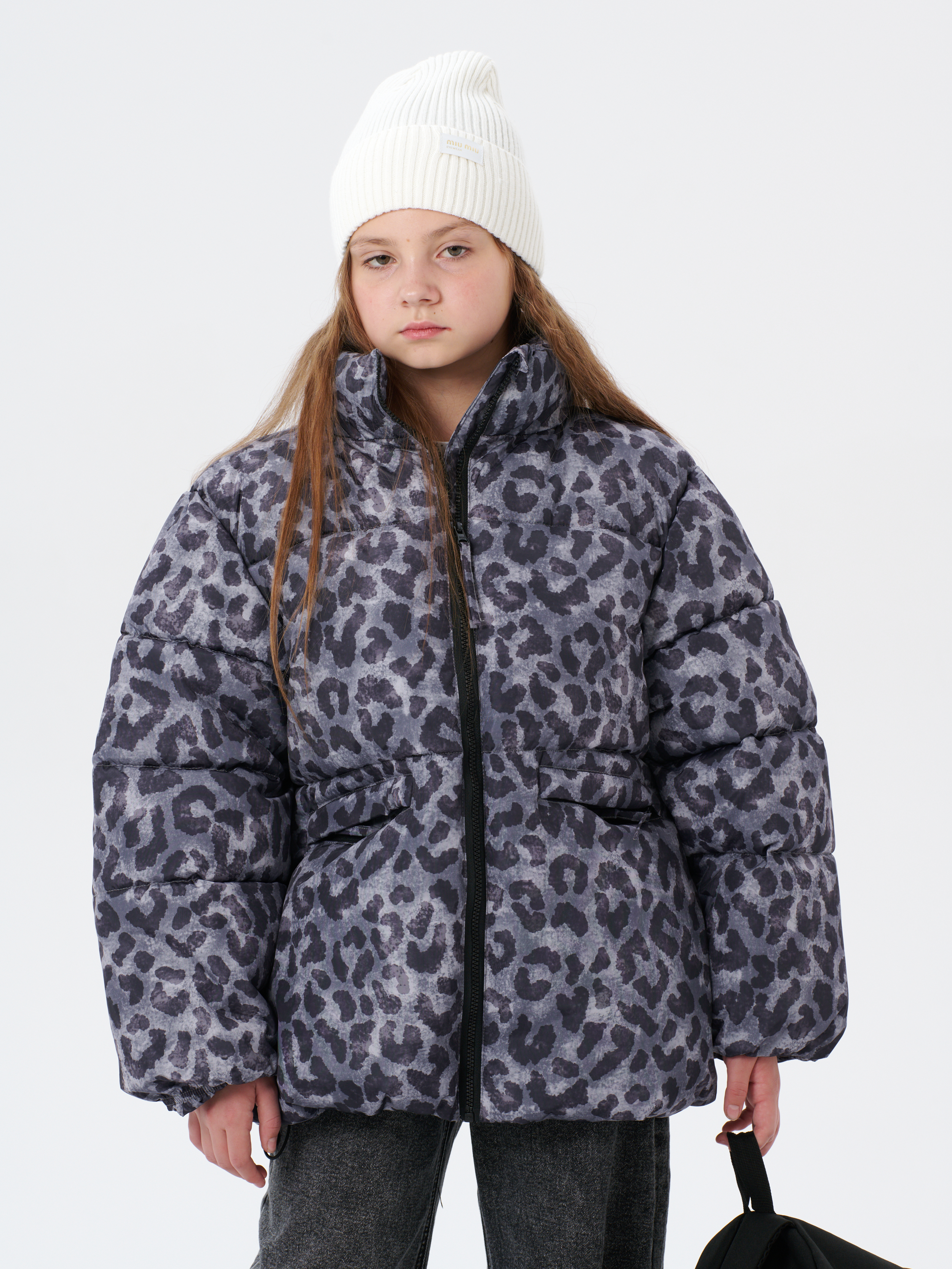 Куртка КрутышОк Т-066 серый леопард - фото 28
