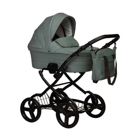 Коляска 2в1 JOVOLA Alpika Eco шалфей кожа