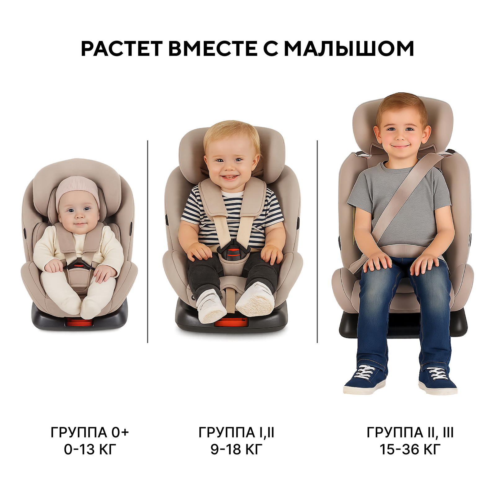 Автокресло Rant Basic Twist next isofix Isofix 0+/1/2/3 (0-36 кг) бежевый - фото 10