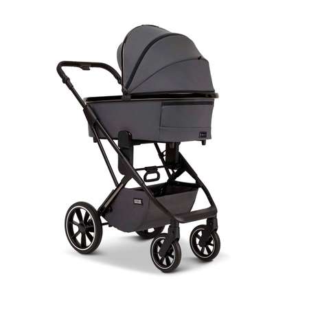Коляска 2в1 Moon Piu Anthrazit black chrome