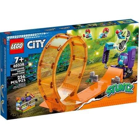 Конструктор LEGO City Smashing Chimpanzee Stunt Loop блочный