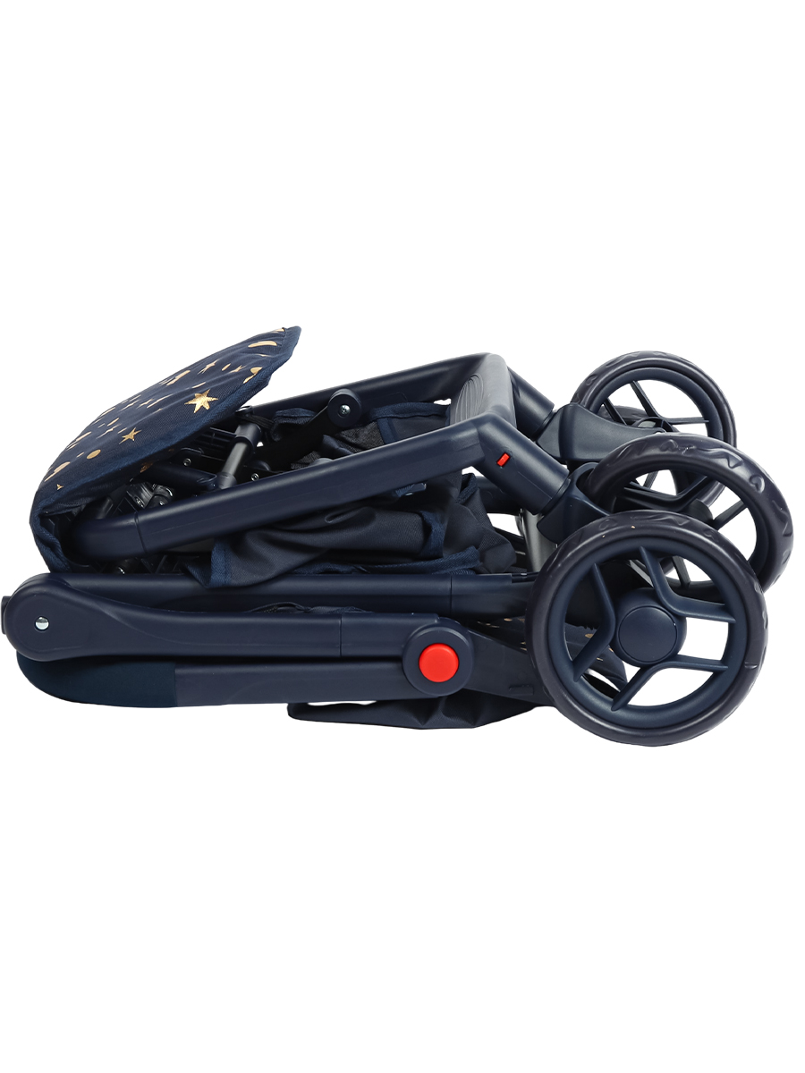 Прогулочная коляска для кукол Рыжий кот 9699-BS - фото 9