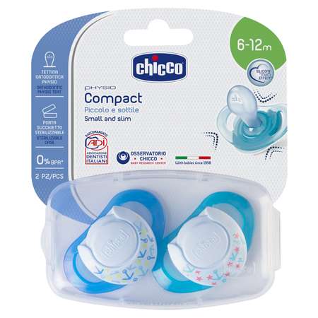 Пустышка Chicco от 6 мес. 2 шт.