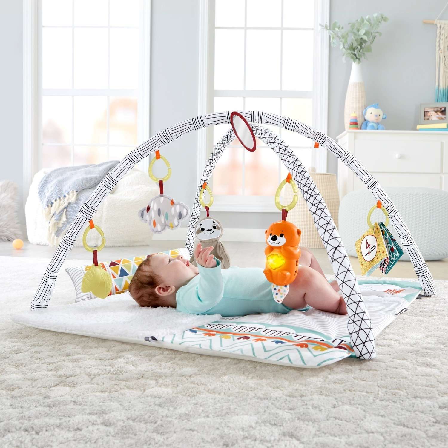 Коврик Fisher Price с дугами Делюкс Гимнастика - фото 13