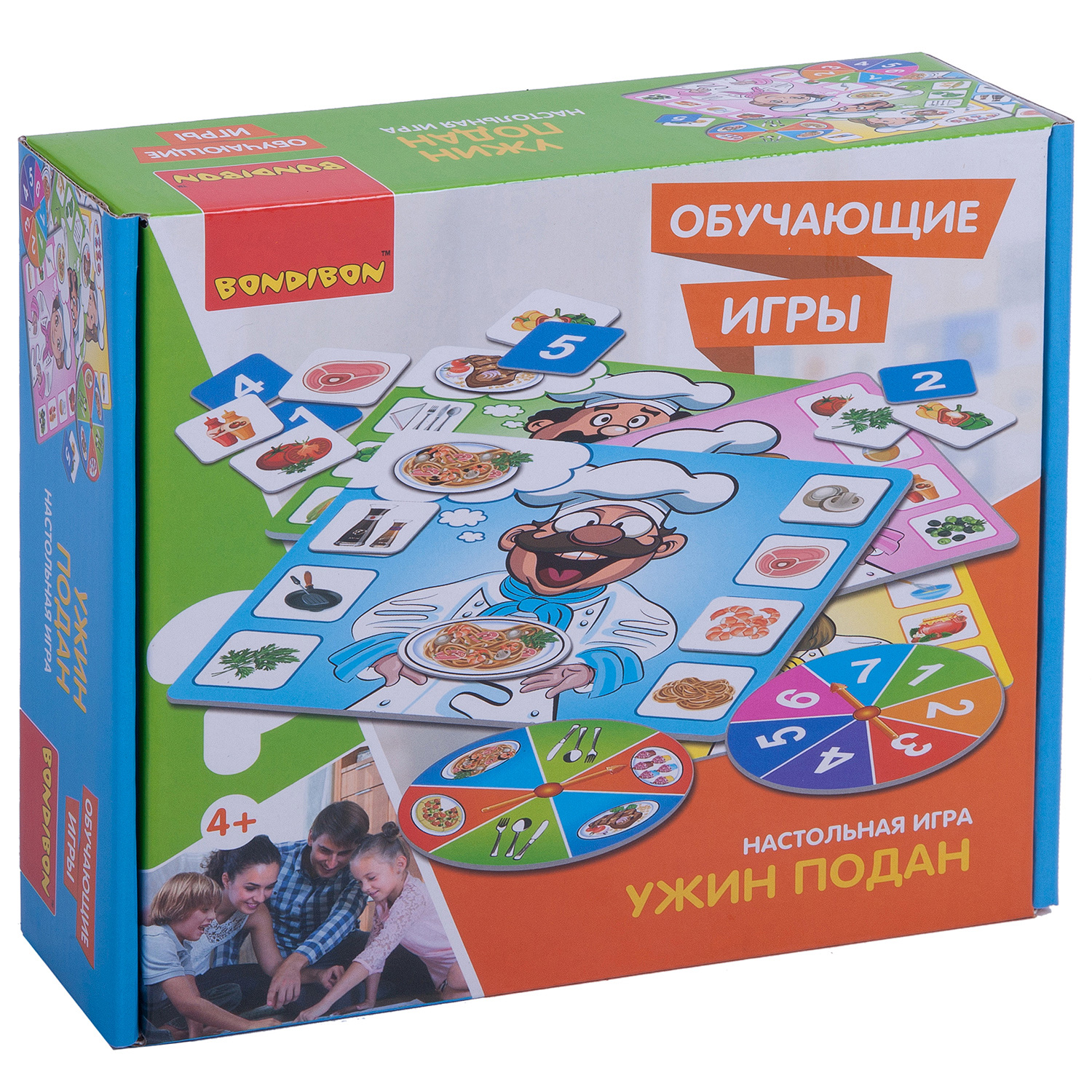 Настольная игра Bondibon лото для компании Ужин подан - фото 3
