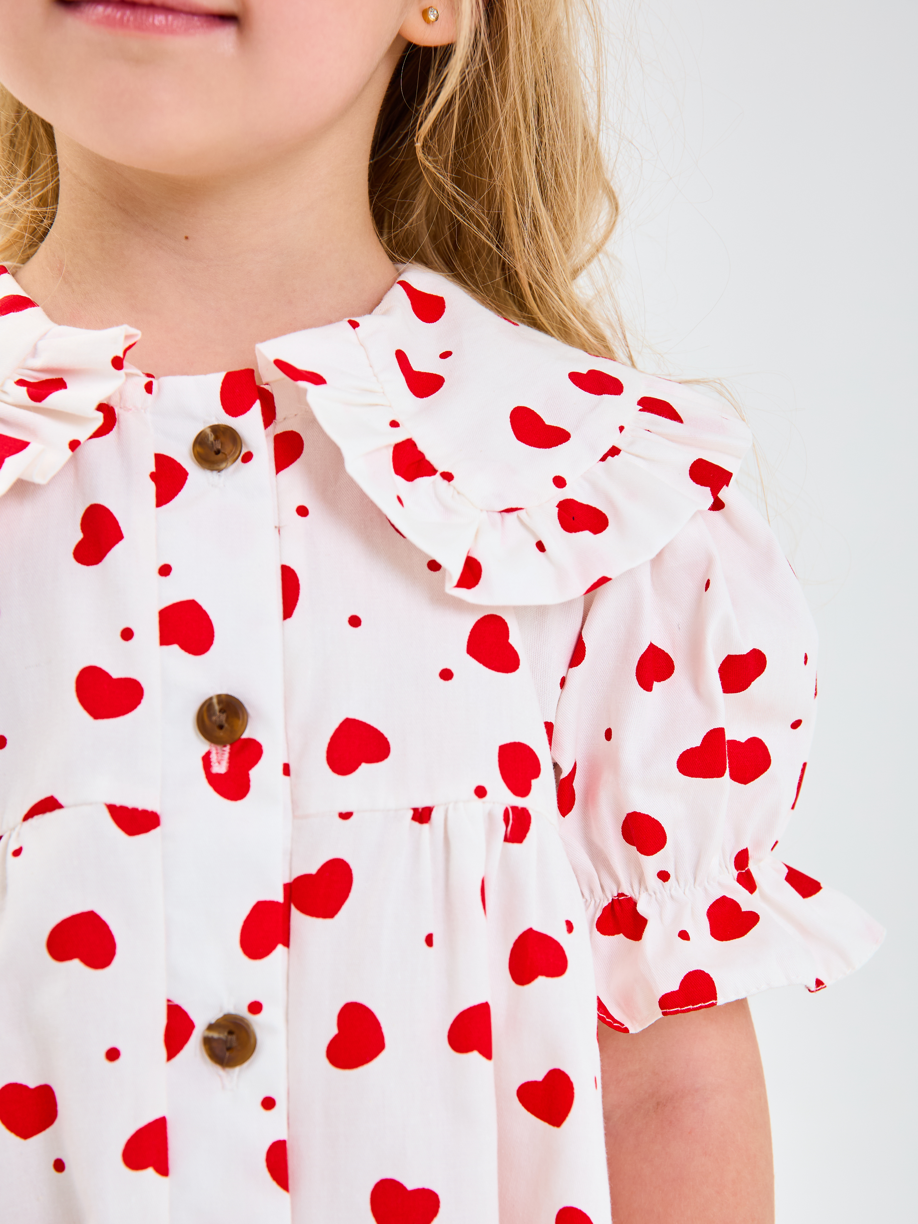 Платье Mil Art kids 1902201550DRESS-LETO-SERDECHKI-RED - фото 6