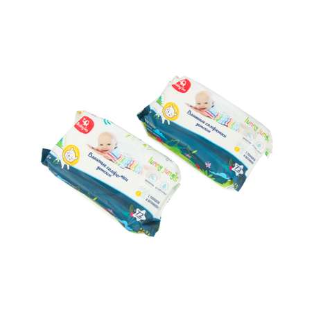 Влажные салфетки BabyGo 72 шт.