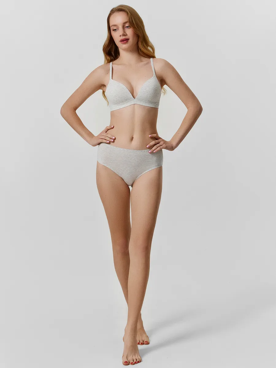 Трусы 3 шт Mark Formelle (Марк Формэль) 412075-3/серый меланж 4306-А-5 - фото 7