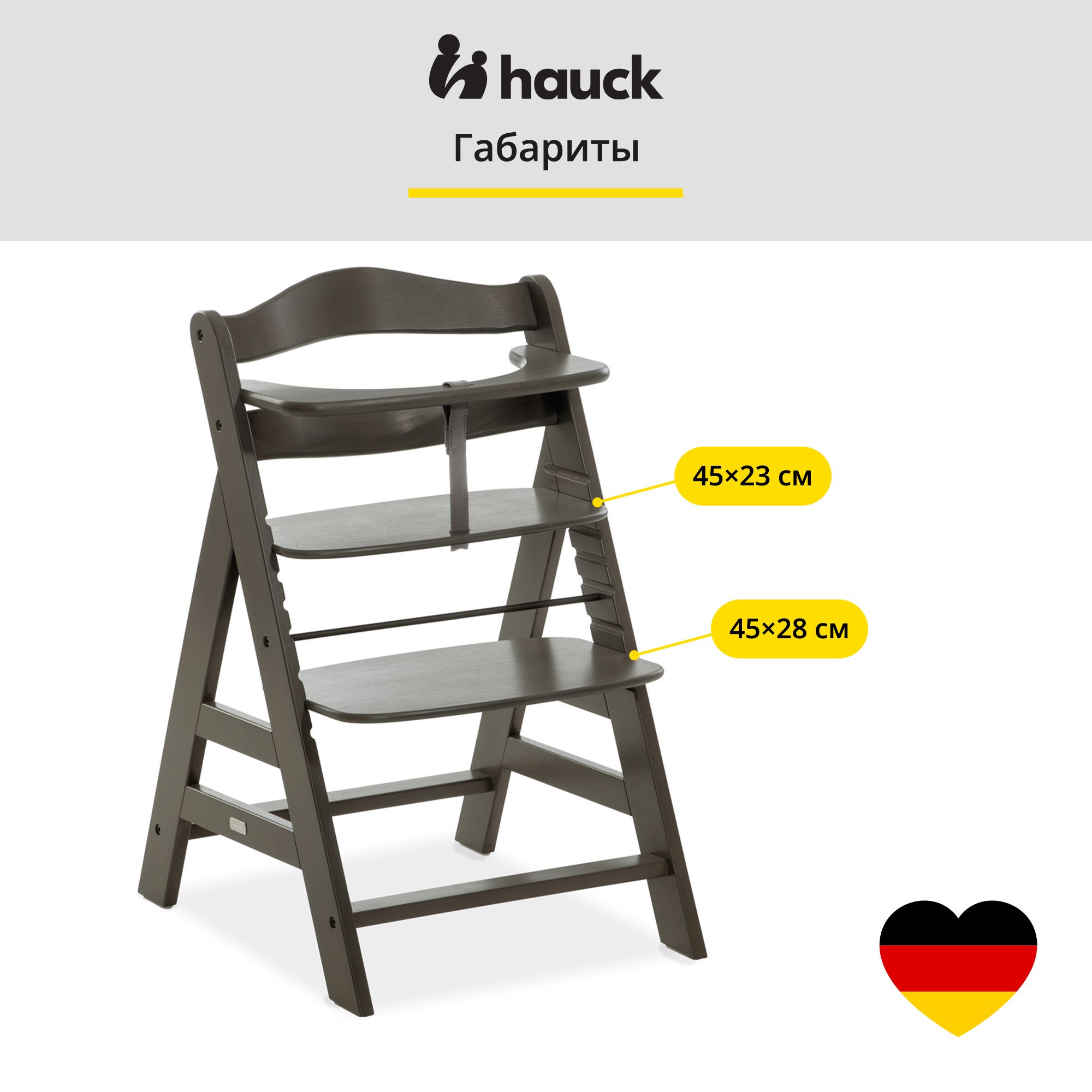 Стульчик для кормления Hauck Alpha трансформер - фото 8