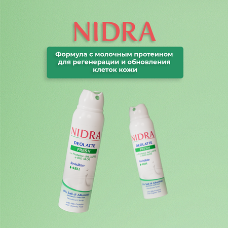 Дезодорант аэрозоль Nidra освежающий с молочными протеинами 150мл