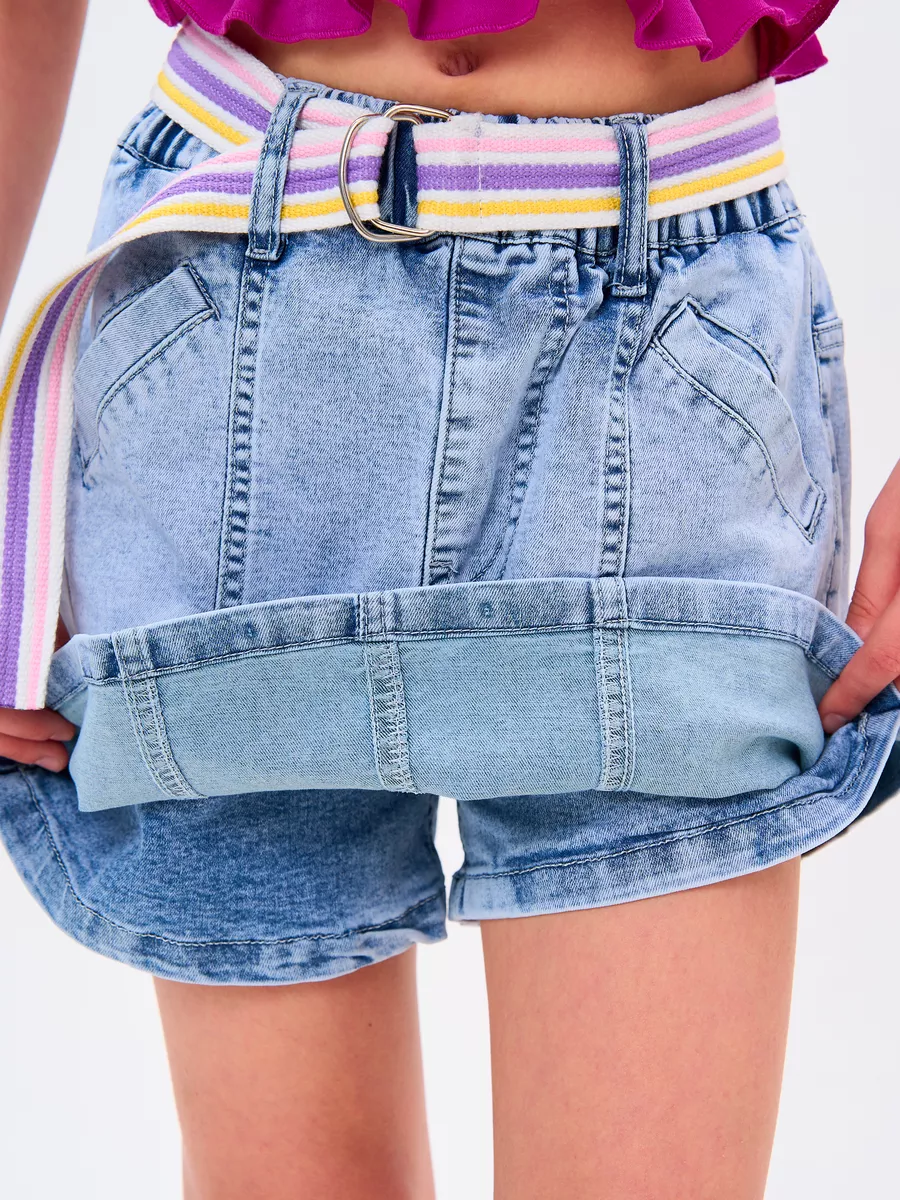 Юбка-шорты RuStyle ЛД-юбкшорт-гол - фото 4