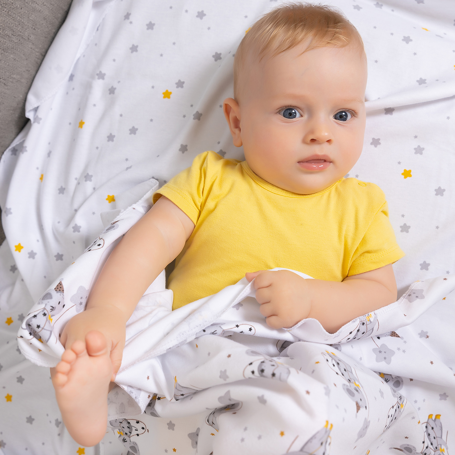 Пелёнка inlovery трикотаж 85х100 см 2 шт. - фото 16