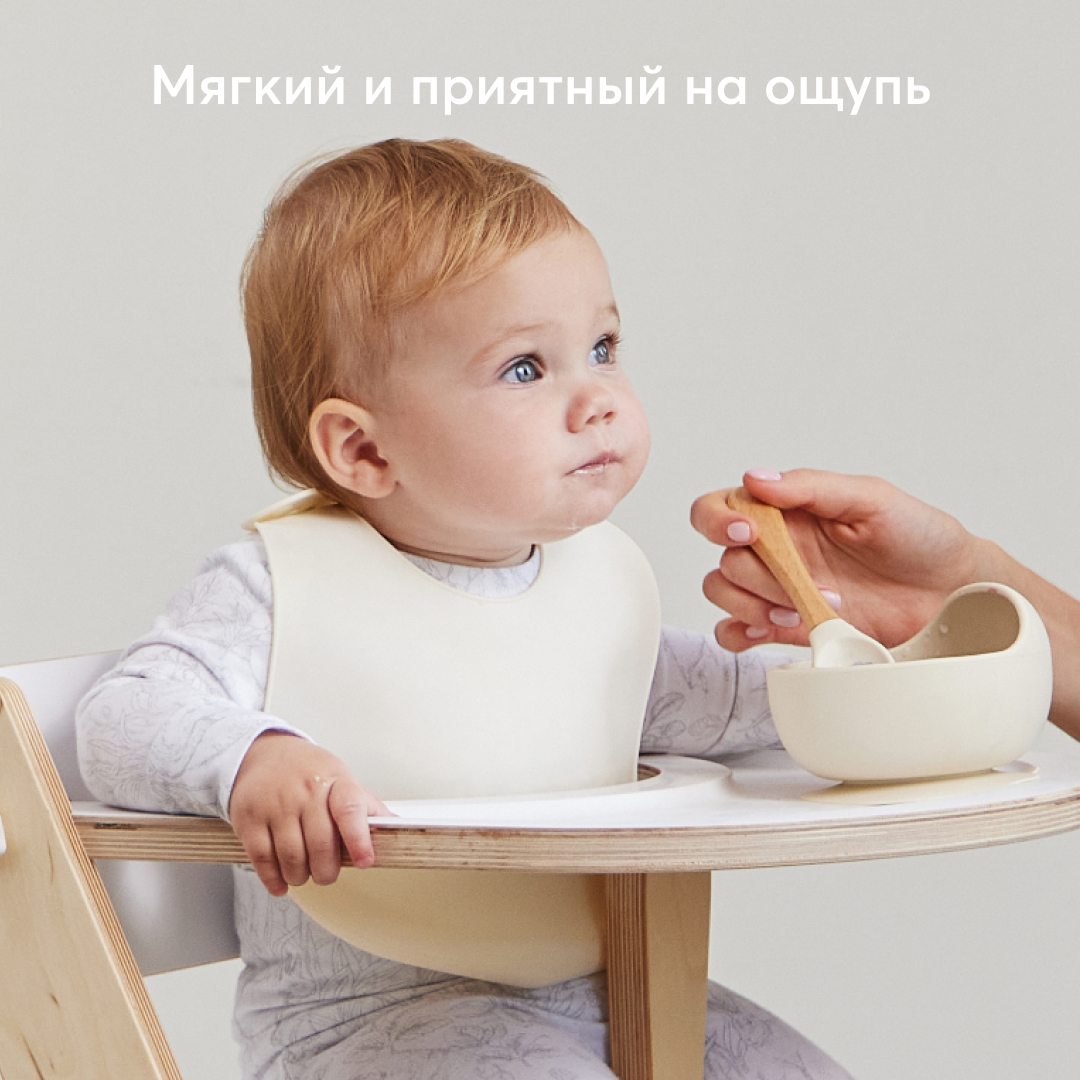 Нагрудник Happy Baby пластик - фото 4