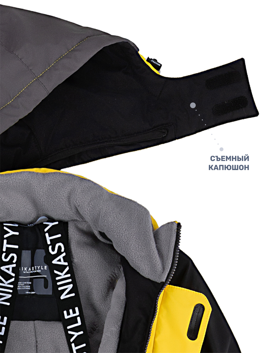 Комбинезон NIKASTYLE 8з6724 желтый/черный - фото 7