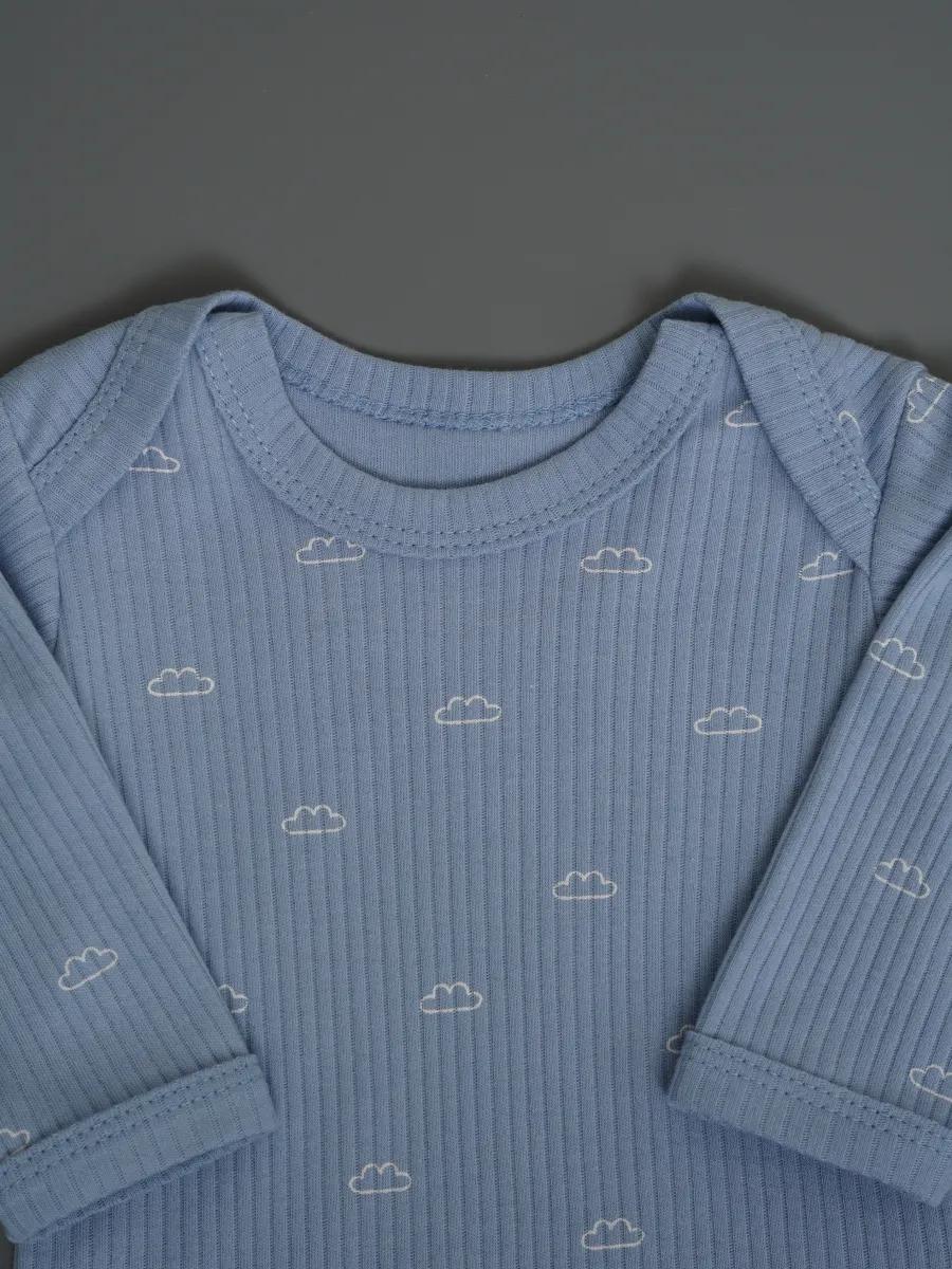 Боди 3 шт Супер Пупс нбр/3пр/бд/sk20/рубчик/морскаясказка - фото 26