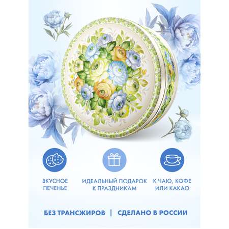 Печенье с кокосовой стружкой Сладкая сказка regnum Жостовская роспись 400г