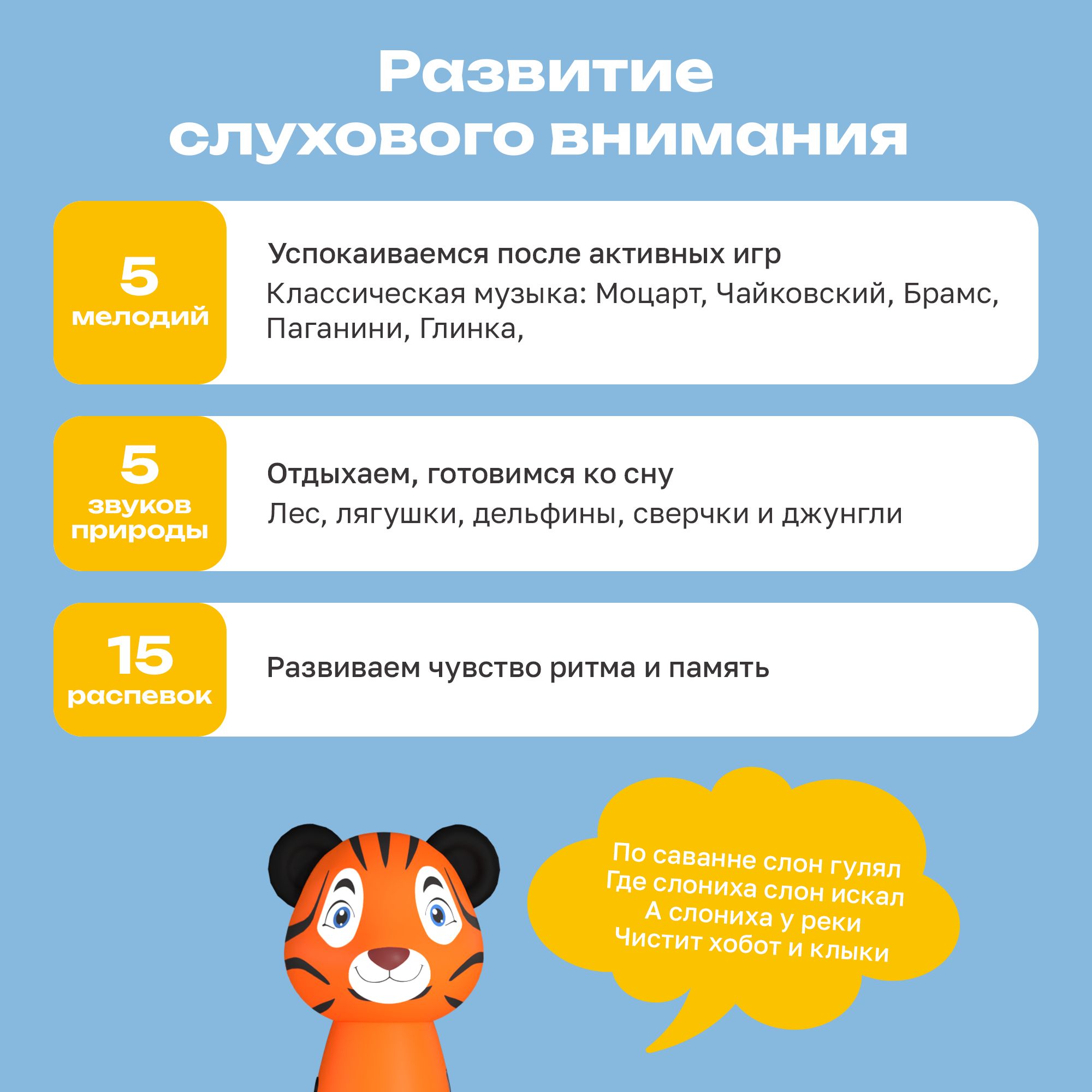 Игрушка-тренажер интерактивная Тигрёнок Рыки для запуска и постановки речи - фото 6