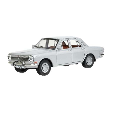 Автомобиль Технопарк ГАЗ 2401 1:24 серый