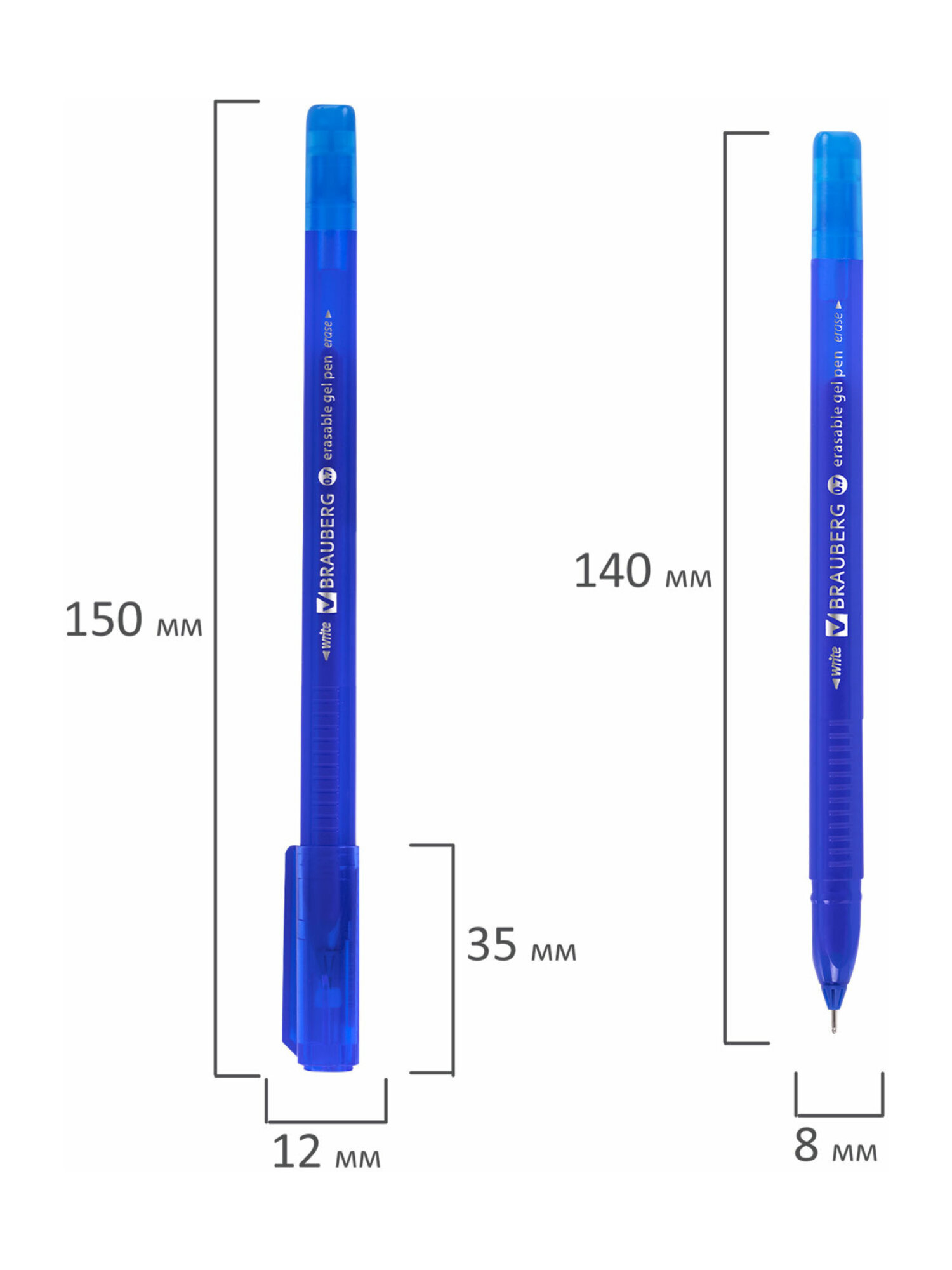 Ручка со стираемыми чернилами Brauberg 4 шт. - фото 16