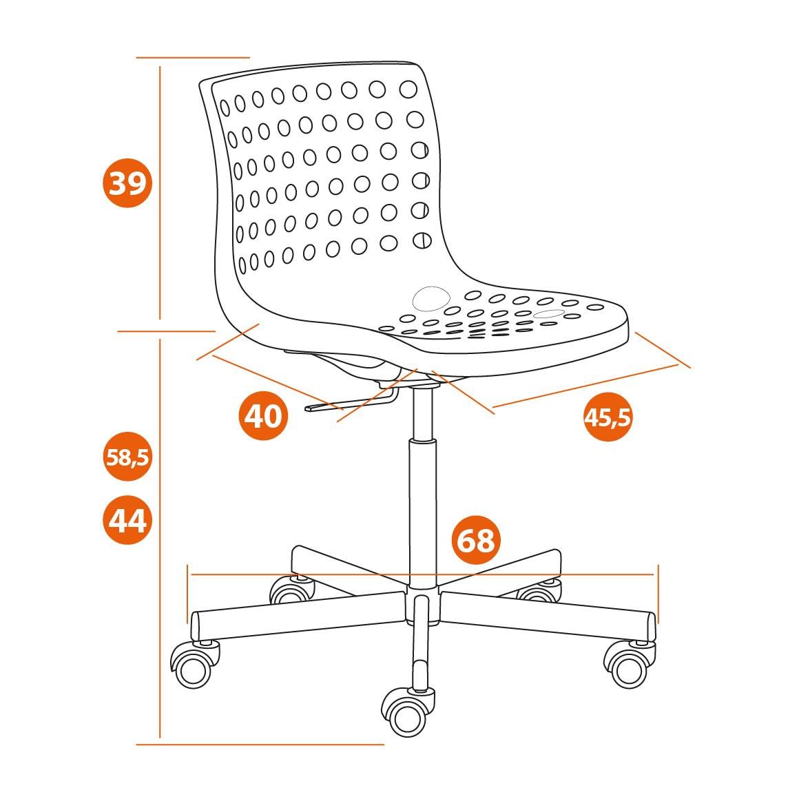 Офисное кресло TETCHAIR черный - фото 15