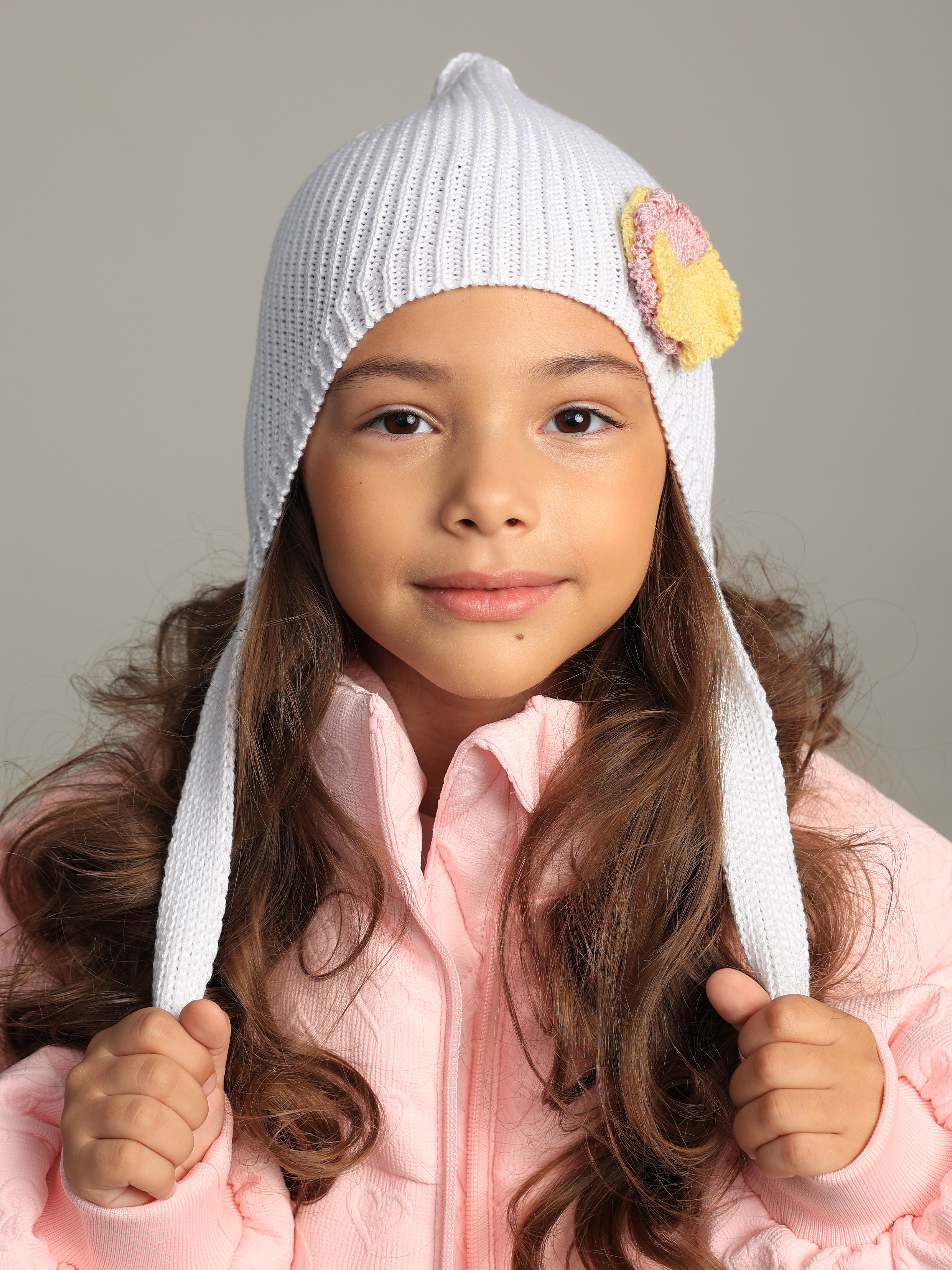 Шапка-чепчик BRIOLLINI Leyla белый - фото 3