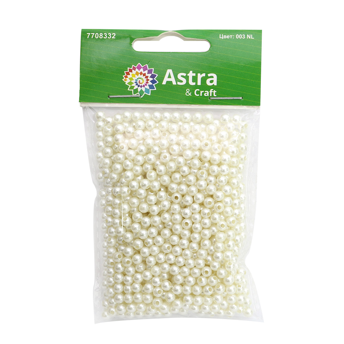 Набор для творчества Astra Craft Бусины 4 мм 25 г круглые - фото 6