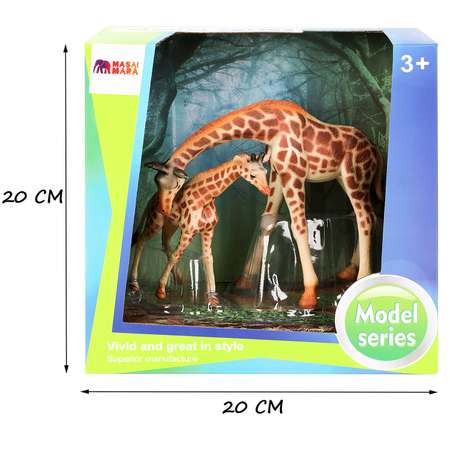 Игровой набор Masai Mara Семья жирафов