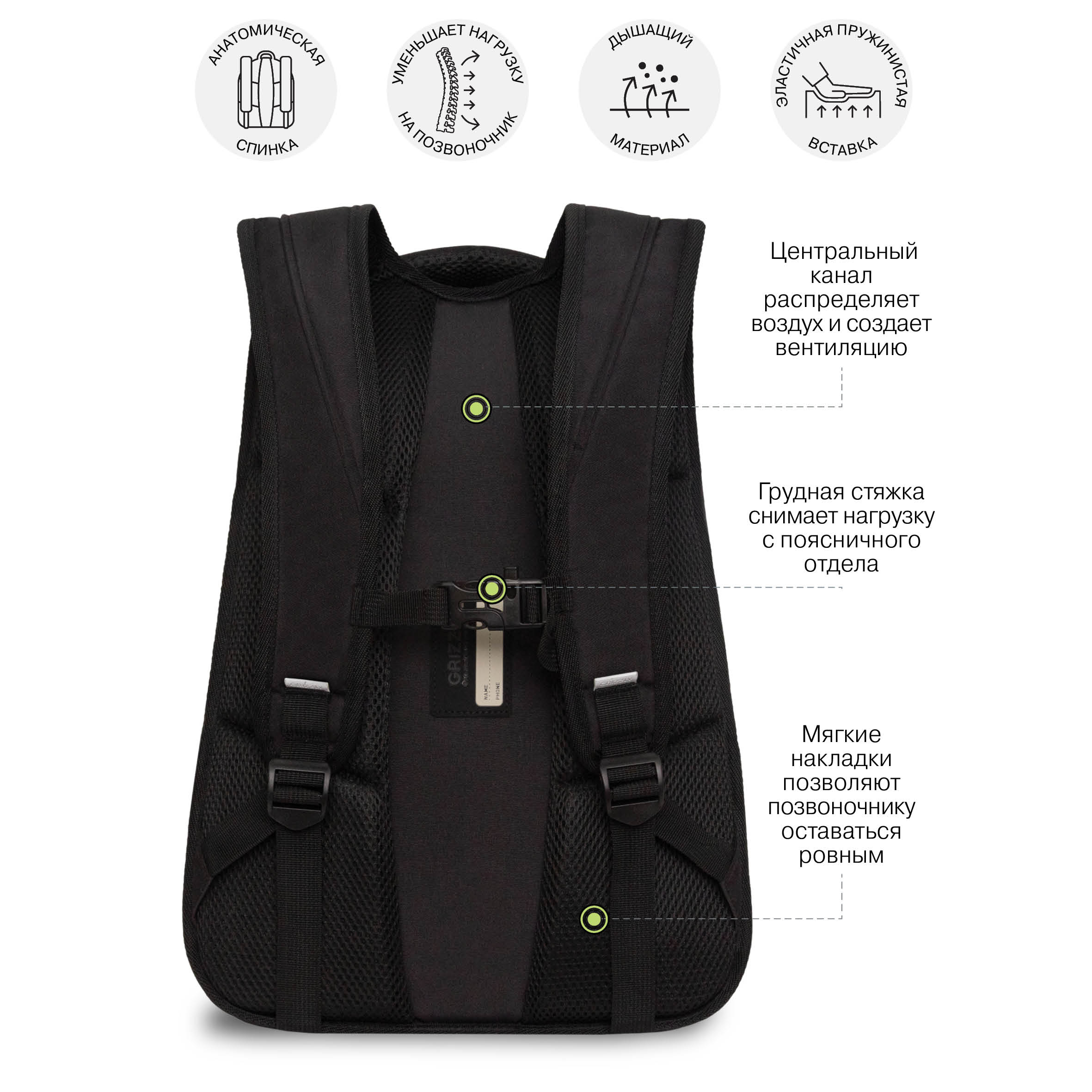 Рюкзак Grizzly - фото 7