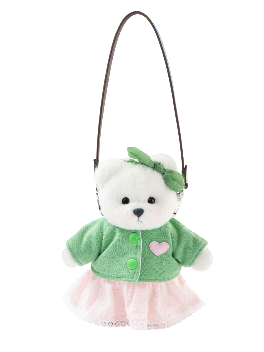 Изображение товара Мягкая игрушка TeddyTales Медведь Счастье с ремешком 15 см белый Изображение товара Мягкая игрушка TeddyTales Медведь Счастье с ремешком 15 см белый